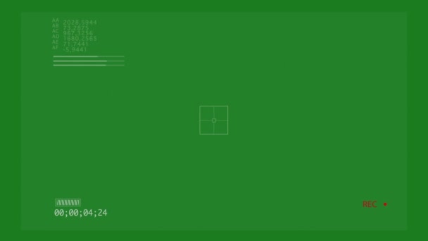 Chroma Schlüssel Hintergrund Grüner Bildschirm Mit Punkt Symbol Vektorillustration Grün — Stockvideo