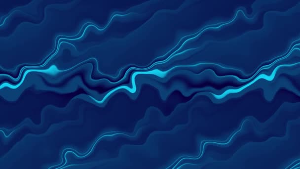 彩色大理石液体波浪的背景 4K中美丽的3D液体艺术 波纹和油漆 — 图库视频影像