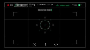 Fütüristik Optik Hedef - Askeri Çarpıştırıcı Görüş, Silah Hedefi Odaklanma Aralığı Göstergesi, HUD Uyarı Görüntü Tarayıcısı, Alfa Kanalı ile Yüksek Teknolojik Hedef Dijital