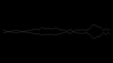 Dairesel Arayüz HUD Tasarımı - Müzik Dengeleyicisi ve Infographic Elementleri, Ses Dalgaları, Ses Frekans Çizgileri, Teknoloji ve Bilim Analizi Teması, 4K Video İşleme Görüntülerinde Kullanılabilir