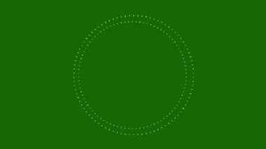 Dairesel Arayüz HUD Tasarımı - Müzik Dengeleyicisi ve Infographic Elementleri, Ses Dalgaları, Ses Frekans Çizgileri, Teknoloji ve Bilim Analizi Teması, 4K Video İşleme Görüntülerinde Kullanılabilir