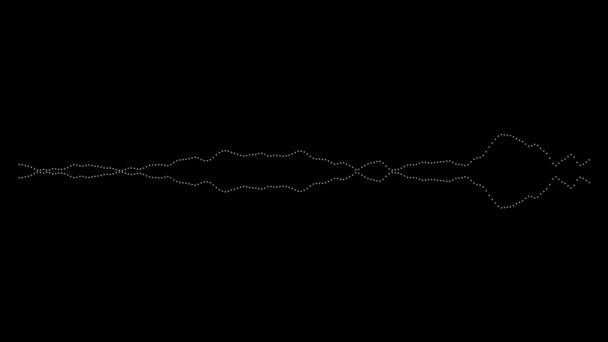 Conception Hud Interface Circulaire Égaliseur Musique Éléments Infographie Ondes Sonores — Video