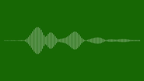 Circulaire Interface Hud Design Muziekequalizer Infografische Elementen Geluidsgolven Audiofrequentielijnen Thema — Stockvideo