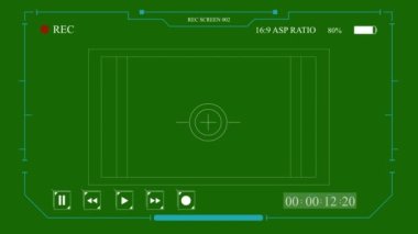 4K Video 'da HUD Arayüz Ekranı Futuristik Animasyonu - Siyahi ve Krom Anahtar Arkaplan Konsepti Geleceği Siber ve Teknoloji Şablonu