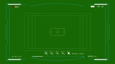 4K Video 'da HUD Arayüz Ekranı Futuristik Animasyonu - Siyahi ve Krom Anahtar Arkaplan Konsepti Geleceği Siber ve Teknoloji Şablonu