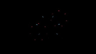 Çember Şekli FX Canlandırma Elemanı - Alfa Kanalı Video, Yüksek Kaliteli 4K Çözünürlük