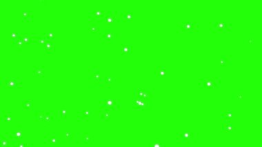 Yeşil Ekranda 4K Yağmur Çizgi Filmi Animasyonu - Su Damlası Animasyonu, Krom Anahtar Yağmuru ve Aydınlatma Efekti