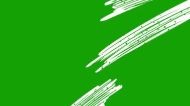 Çizgi film Kar Efekti Animasyon Döngüsü - Yeşil Ekran Arkaplanında Alfa Kanalı ile Hareket Grafikleri Videosu, Yeşil Ekran Arkaplanı Üzerine Noel Efekti