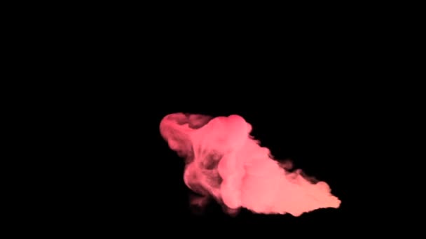 Efecto Explosión Fuego Fondo Pantalla Negro Transición Realista Explosión Fuego — Vídeo de stock