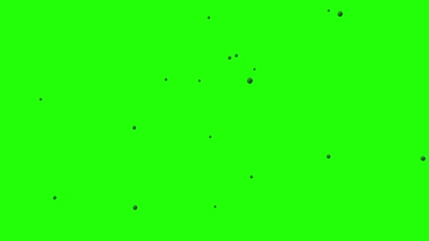 Animación Dibujos Animados Lluvia Pantalla Verde Animación Gota Agua Lluvia — Vídeos de Stock