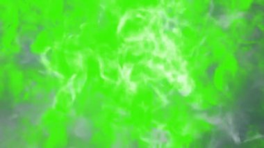 Sis Dumanı Buharı Yeşil Ekran Arkaplanındaki Buhar Geçişi - Luma Matte ile Duman Geçiş Çekimleri