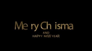 Alpha Channel 'la Mutlu Noeller ve Mutlu Yıllar Animasyonu