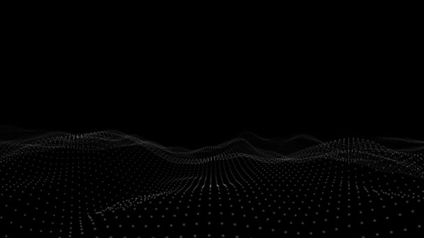 Αφηρημένο Φουτουριστικό Υπόβαθρο Σήραγγας Αφηρημένη Audio Visualizer Σωλήνες Συρόμενη — Αρχείο Βίντεο