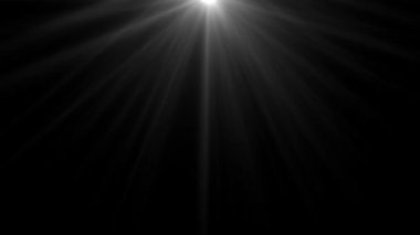 Optik Lens Işıkları Işınlar Geçişi - Kusursuz Döngü, 4K Proje Ekran Kaplaması için Güzel Beyaz Leke Efektleri. Flaş Işıklar ve Parlak Lens Fişeği Efekti