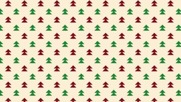 크리스마스 빨간색과 눈송이와 지팡이 스트라이프 크리스마스에 템플릿 Loopable — 비디오