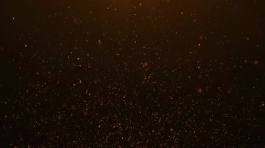 4K Golden Sparkles Magic Light Partikül Kuyruk Hattı - Christmas Gold Parıltısı, 3D Parlayan Toz Yolu, Patlama Havai fişekleri. Bokeh 'le Giriş Açıcı. Doğum günü, yıldönümü, yeni yıl, etkinlikler, Noel ve festivaller için mükemmel.