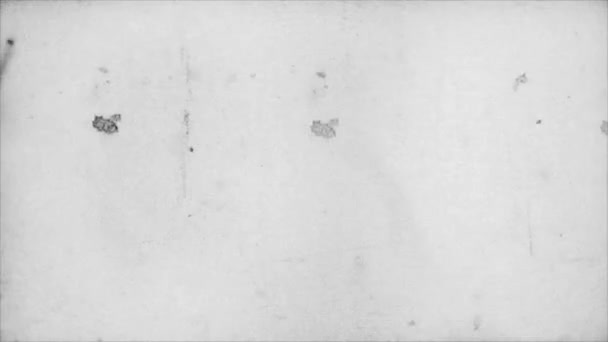 Old Film Effect Dust Scratches Retro Overlay Grunge Film Leader — Stok Video