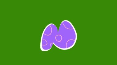 Moda Organik Şekil Patlaması - Yeşil Ekran Arkaplanındaki Birincil Renklerde Canlı Soyut Hareket. Yaratıcı Çizim Cesur Görsel Deneyimler İçin Dinamik Canlandırmayla Karşılaşıyor.