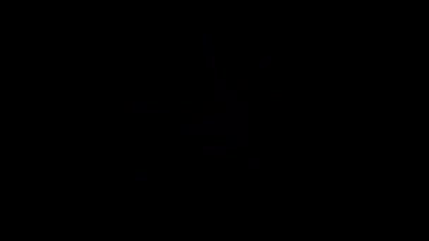 Динамічна Петля Мультфільмів Ручної Роботи Грайлива Анімація Дослідіть Портфоліо Більш — стокове відео