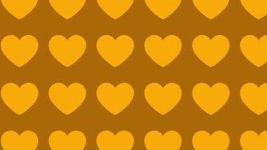 Etkileyici Görseller İçin Dinamik ve Renkli Kalp Arkaplanındaki Kusursuz Hareket Döngüsündeki Kalp Modelleri. Daha fazla kalp animasyonu için portföyümüzü inceleyin..