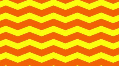 Sarı ve turuncu Zig Zag Geometri Arkaplan Animasyonu: Geometrik tasarımda sarı ve turuncu zig-zag desenli animasyon, görsel dinamik ve canlı bir etki yaratır.