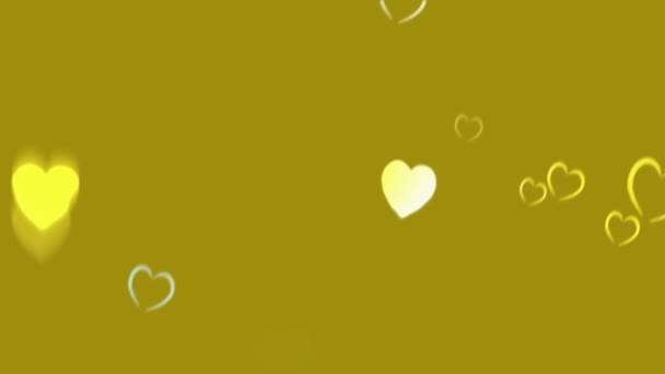 Romantique Happy Valentine Day Animation Arrière Plan Fond Animation Avec — Video