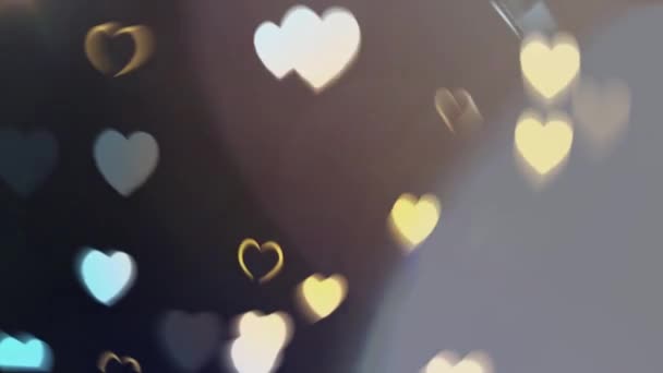 Romantisk Glad Alla Hjärtans Dag Animation Bakgrund Animation Bakgrund Med — Stockvideo