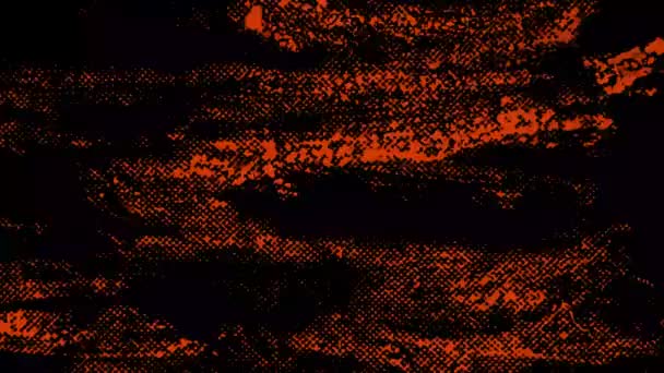 无缝圈 红色和黑色背景上的动画运动形状 具有连续运动的纹理停止运动背景 — 图库视频影像