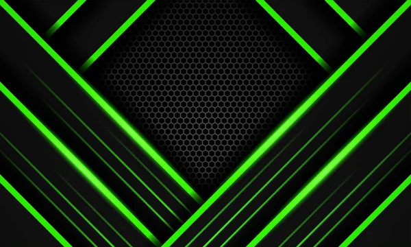 Futuristic Gaming Arrière Plan Avec Motif Hexagonal Avec Des Couleurs — Image vectorielle