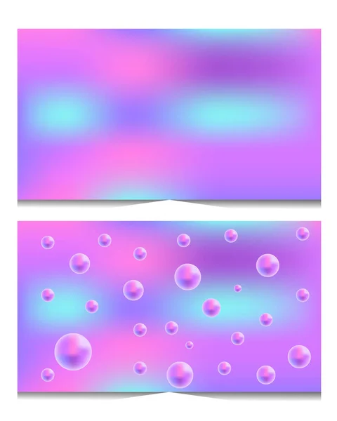 Pastel Colorful Gradient Background Soft Liquid Background Balloon Template Suitable — Stock Vector