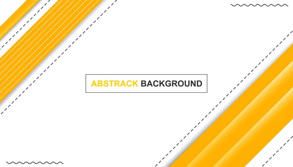 Абстрактний Фон Жовтий Білий Презентаційного Дизайну Банер Концепція Сучасного Стилю — стоковий вектор