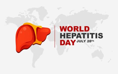 28 Temmuz 'da dünya hepatit günü, poster tasarımı ve tebrik kartı tasarımı, dünya hepatit günü tebrik kartı