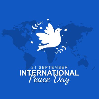 Uluslararası barış gününün temsilcisi. Dünya Barış Günü 21 Eylül 'de kutlanıyor