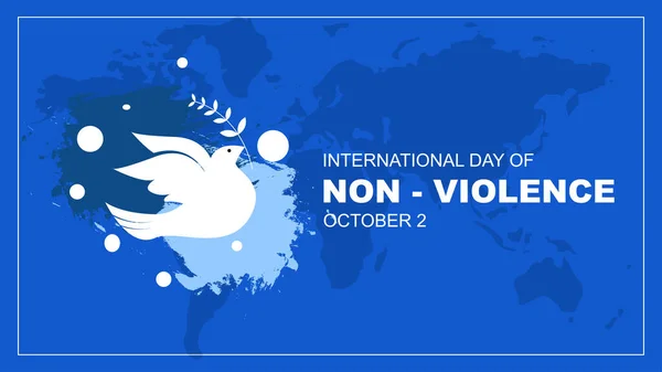 Ilustración Vectorial Para Día Internacional Violencia Celebrado Cada Año Octubre Ilustraciones de stock libres de derechos