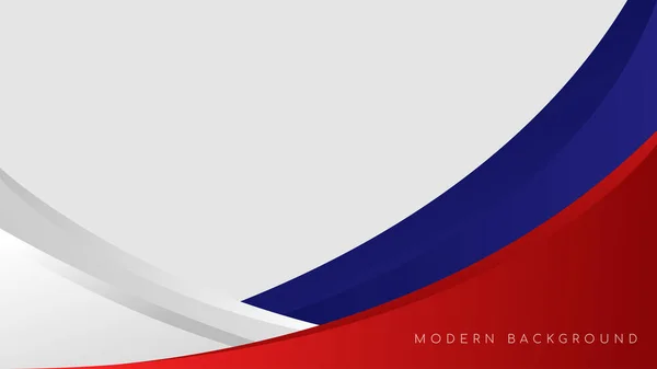 Sancaklar, posterler ve diğerleri için uygun renkli, mavi, kırmızı ve beyaz renklerde modern soyut arkaplan