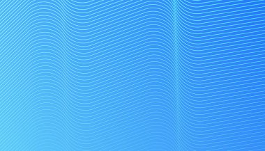 Akan çizgiler dokuyu dalgalandırır. Çizgili desenli dinamik mavi gradyan rengi. Vektör illüstrasyonu