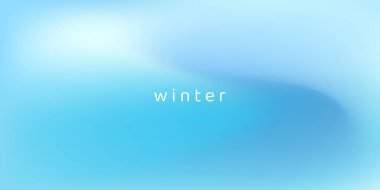 Soyut yumuşak mavi gradyan rengi. Soğuk mavi arka plan. Duvar kağıdı, afiş, sunum, reklam için kış temalı mavi renk