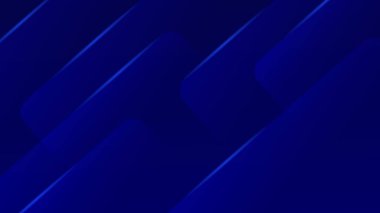 Soyut mavi arkaplan. Kare geometrik şekilli modern bir arkaplan. Gelecekçi teknoloji konsepti