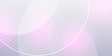 Dinamik daire çizgileri olan soyut gri arkaplan. Gelecekçi teknoloji konsepti.