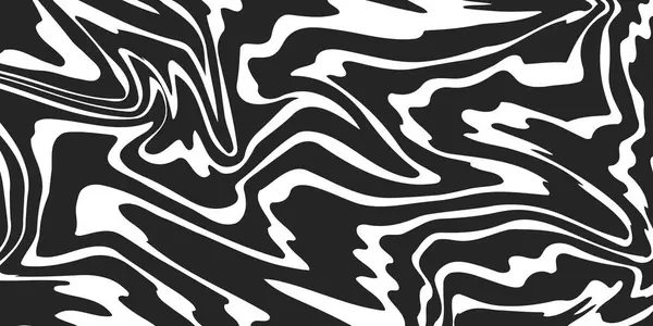 Optik illüzyon çizgisi deseni. Sıvı siyah beyaz çizgi soyut arka plan. Tek renkli çizgi dalgası