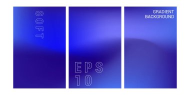 Yumuşak mavi soyut arkaplan. Bulanık mavi renk. Modern arka plan akışkan dalgaları. Poster için tasarım. Tebrik kartı, broşür, deri yüzücü.