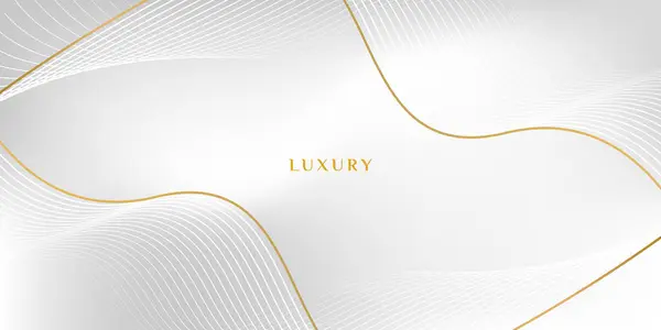Minimalist beyaz gri gradyan arkaplan arkaplanlı soyut beyaz altın çizgisi, posterler, afişler, ödüller, reklamlar, broşürler, el ilanları, web siteleri için uygun.