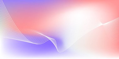 Dinamik Akış Çizgileri ve Işık Efektleri ile Renkli Soyut Gradyan Arkaplanı