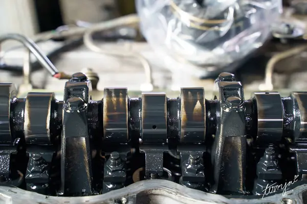 Repair Camshaft Diesel Engine Set Valve Maintenance Adjusting Valves Clearance — Stock Photo, Image