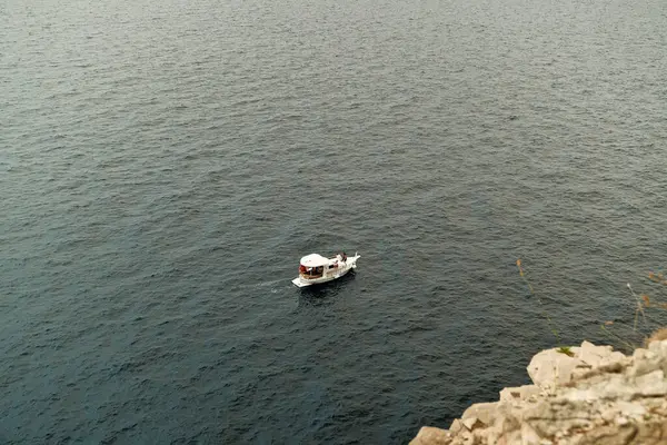 Sailing Boat Adriatic Sea Montenegro — Stock Photo, Image
