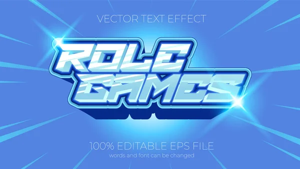 Editable Toon Hero Text Effect Style Eps Editable Text Effect — Stockfoto