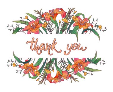 Nilüfer çiçekleri, yaprakları ve çimlerle sınırların vektör çizimi. Kart tasarımı için basit bir çiçek çerçevesi, kapak, pankart dekorasyonu, etiket, çiçekçi. Yabani çiçekler. Metin için yer.