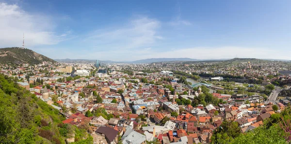 Beautiful Panoramic View City Tbilisi Georgia Country — Foto de Stock