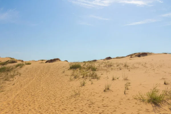 stock image View of the Oleshkiv sands - the Ukrainian desert near the city of Kherson. Ukraine