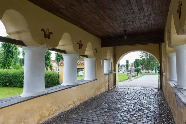 Das Eingangsportal Der Historischen Kirchenfestung Der Stadt Prejmer Siebenbürgen Rumänien — Stockfoto